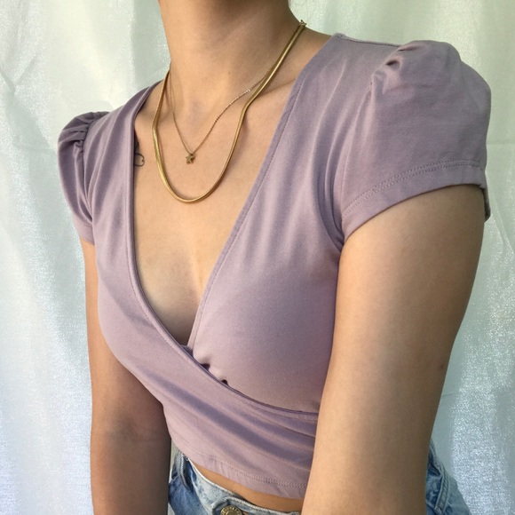 Aritzia Wrap Top - Picture 2 of 8